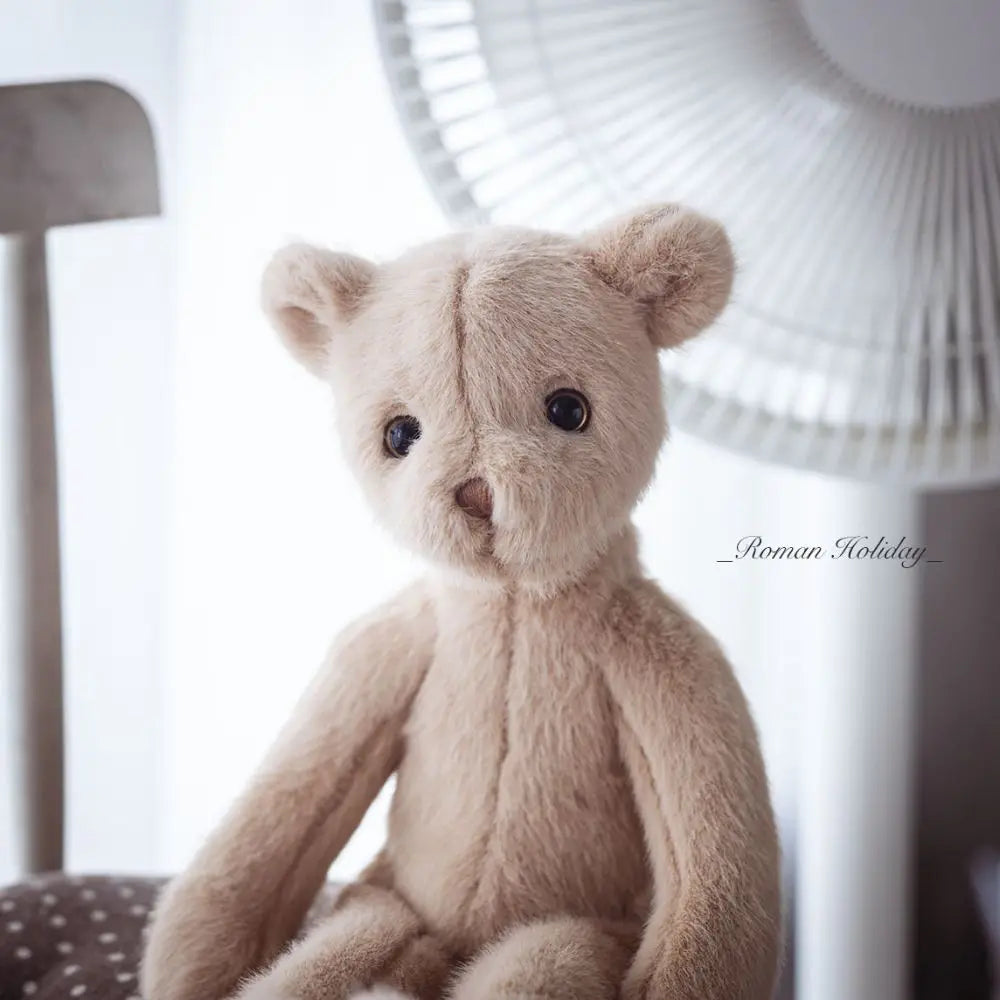 Peluche Lapin Longues Oreilles avec Écharpe