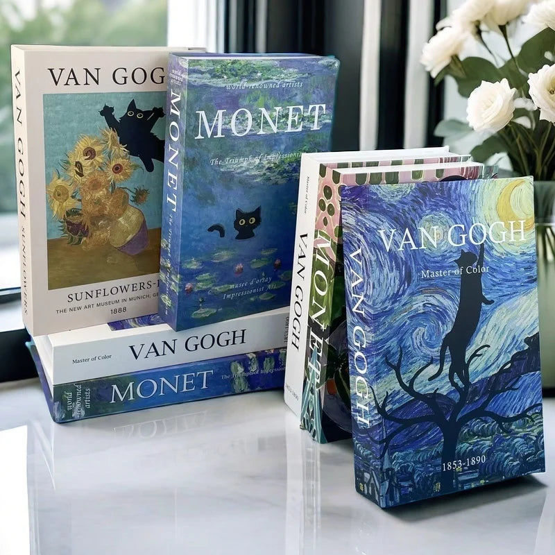 Boîte de Rangement Livre Factice Style Paris New York