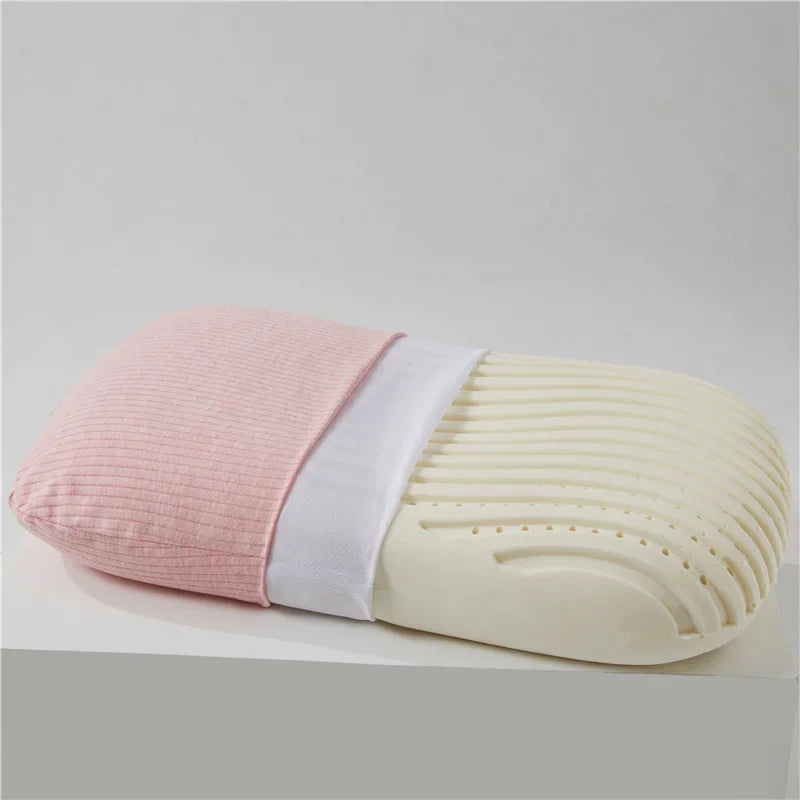 Oreiller en Latex Naturel - Soutien Cervical Anti-Ronflement