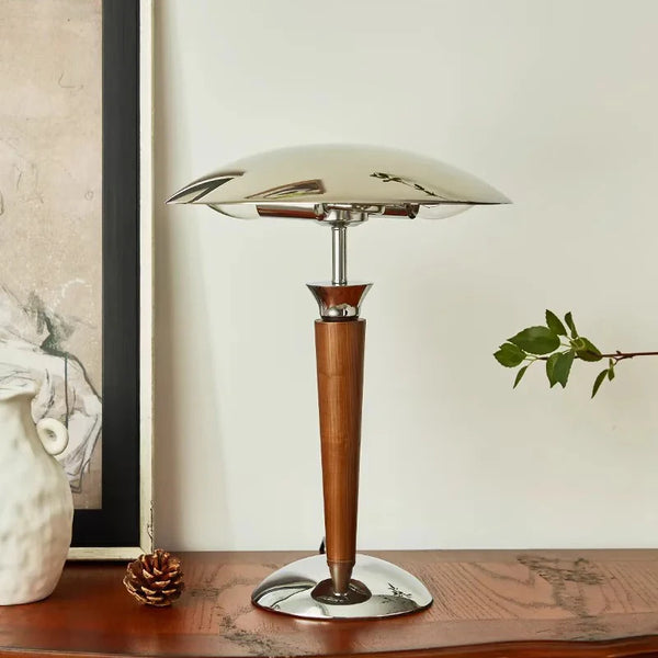 Lampe de Bureau Bois Style Industriel - Bauhaus
