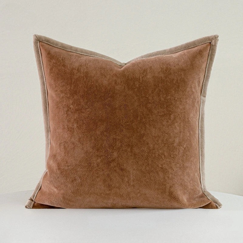 Housse de Coussin Filet Noué Café Style Sac à Mailles