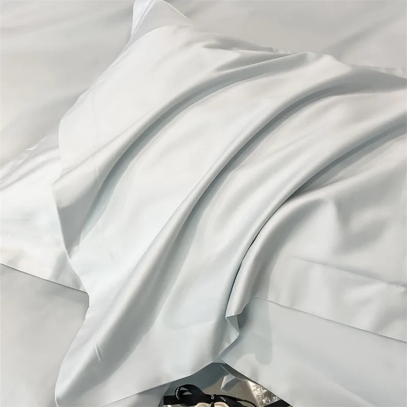 Parure de Lit Coton Égyptien 1000TC Ultra Douce 4 Pièces