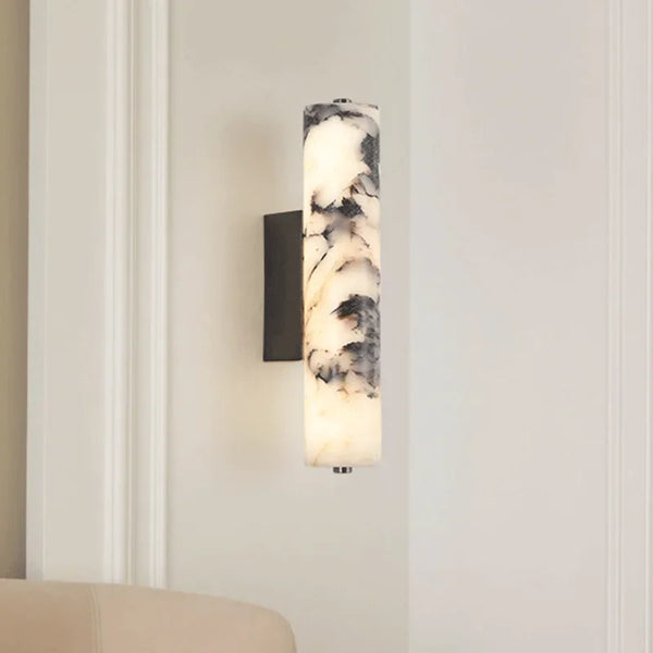 Applique Murale Marbre Noir Style Italien Léger Luxe