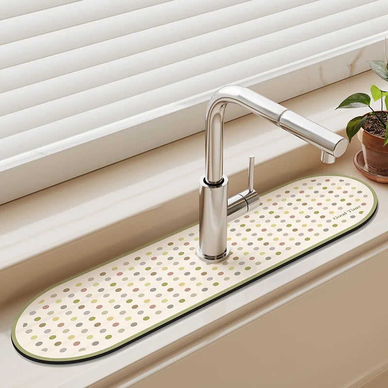 Tapis Égouttoir Diatomite pour Évier - Absorbant et Antidérapant