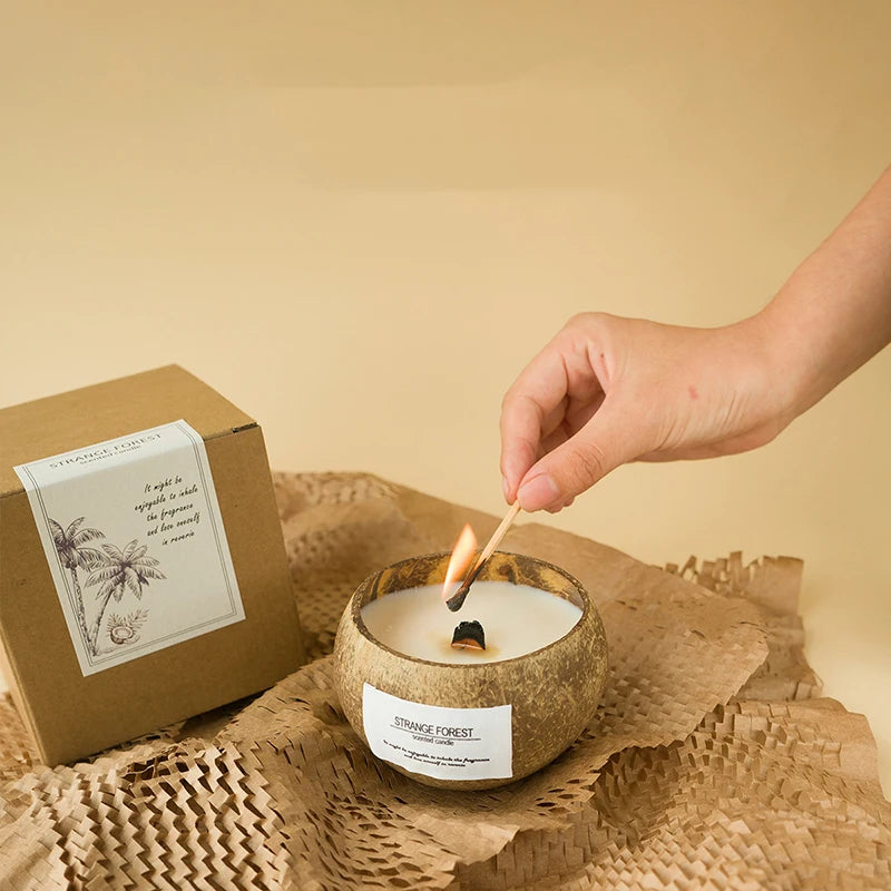 Bougie Parfumée Coquille de Coco