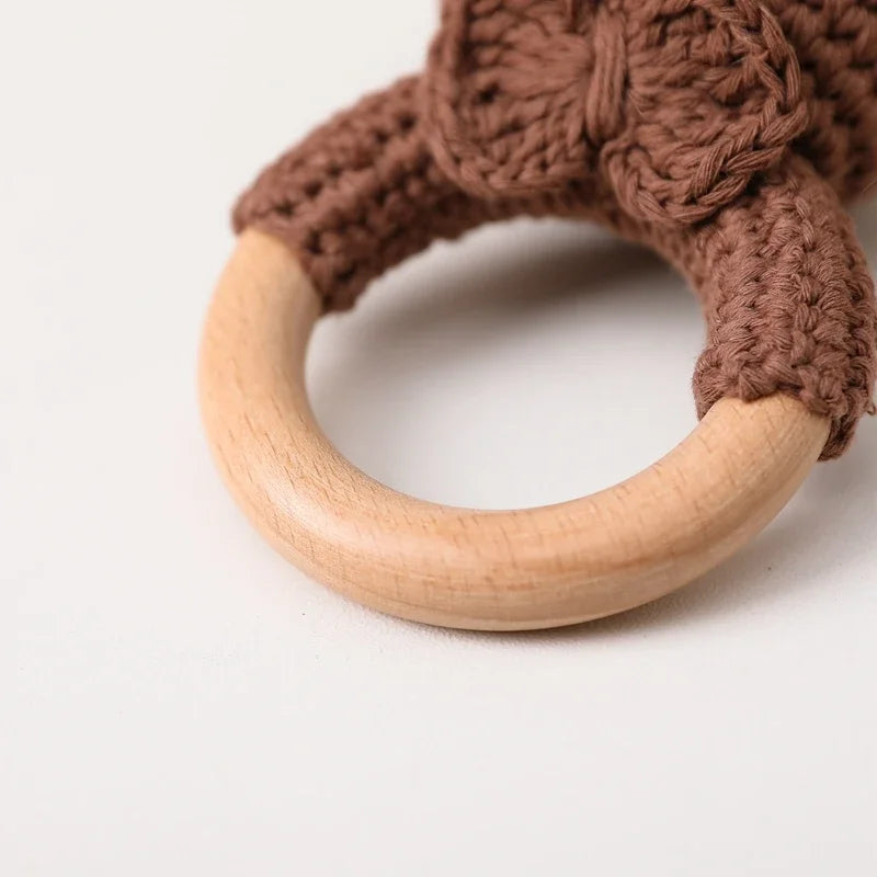 Hochet Bracelet Ourson au Crochet