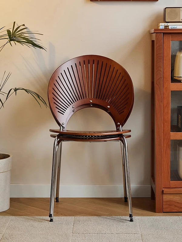 Chaise de Salle à Manger en Acier Inoxydable