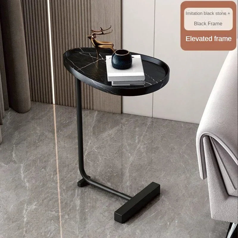 Table d'Appoint Métal Mobile - Petit Format Luxe Discret