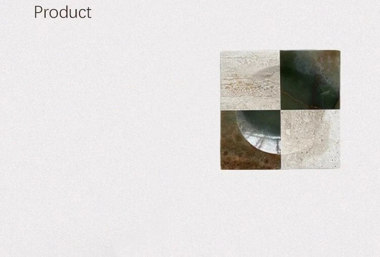 Plateau Marbre Assemblé Carré pour Comptoir et Bijoux