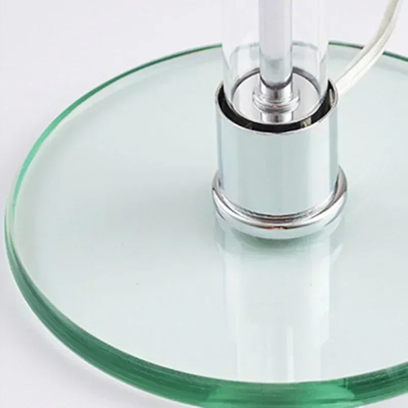 Lampe de Bureau Design Danois - Verre et Métal Chromé