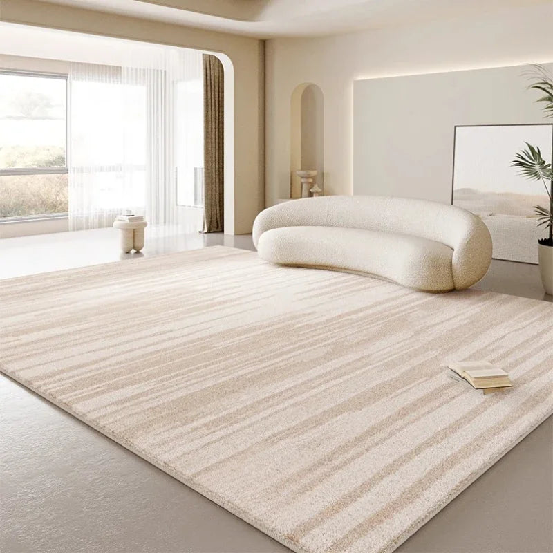 Tapis Léger Luxe Grande Surface Peluche Antidérapant