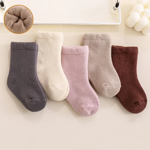 Chaussettes Bébé Éponge Épaisse Hiver