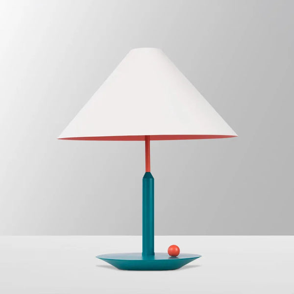 Lampe de Table Bambou Forme Chapeau Style Nordique