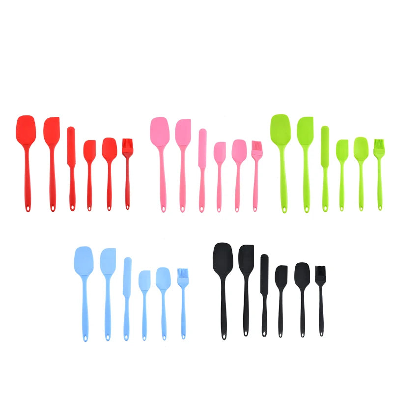 Ensemble Ustensiles de Pâtisserie en Silicone 6 Pièces
