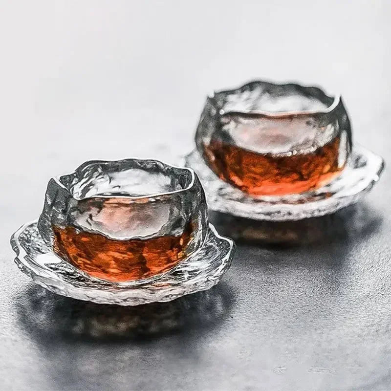 Tasse à Thé Verre Japonais Transparent Style Kung Fu