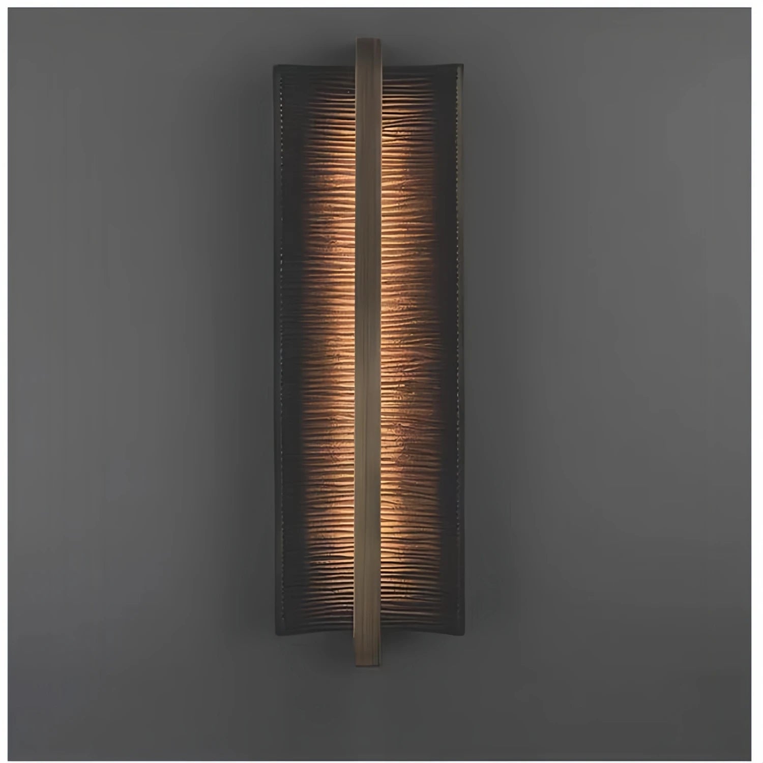 Ice-Cracked Bronze Wall Sconce – Art Decor Wall Lamp