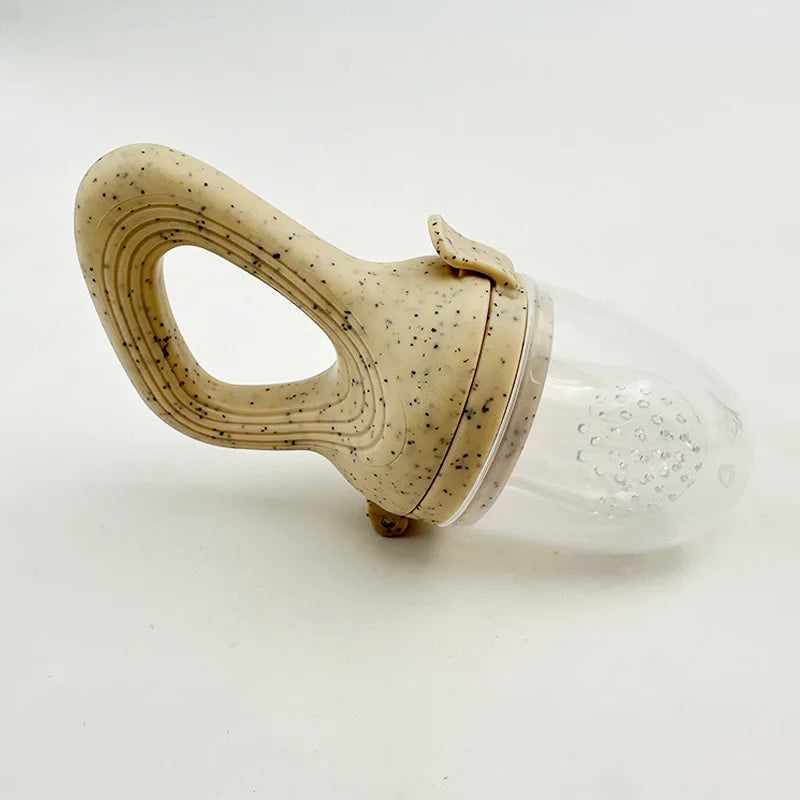 Grignoteuse en Silicone pour Bébé avec Couvercle
