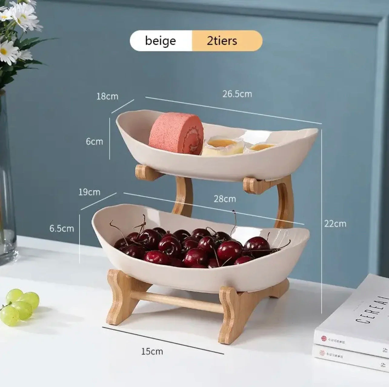 Présentoir à Fruits et Collations 2-3 Étages