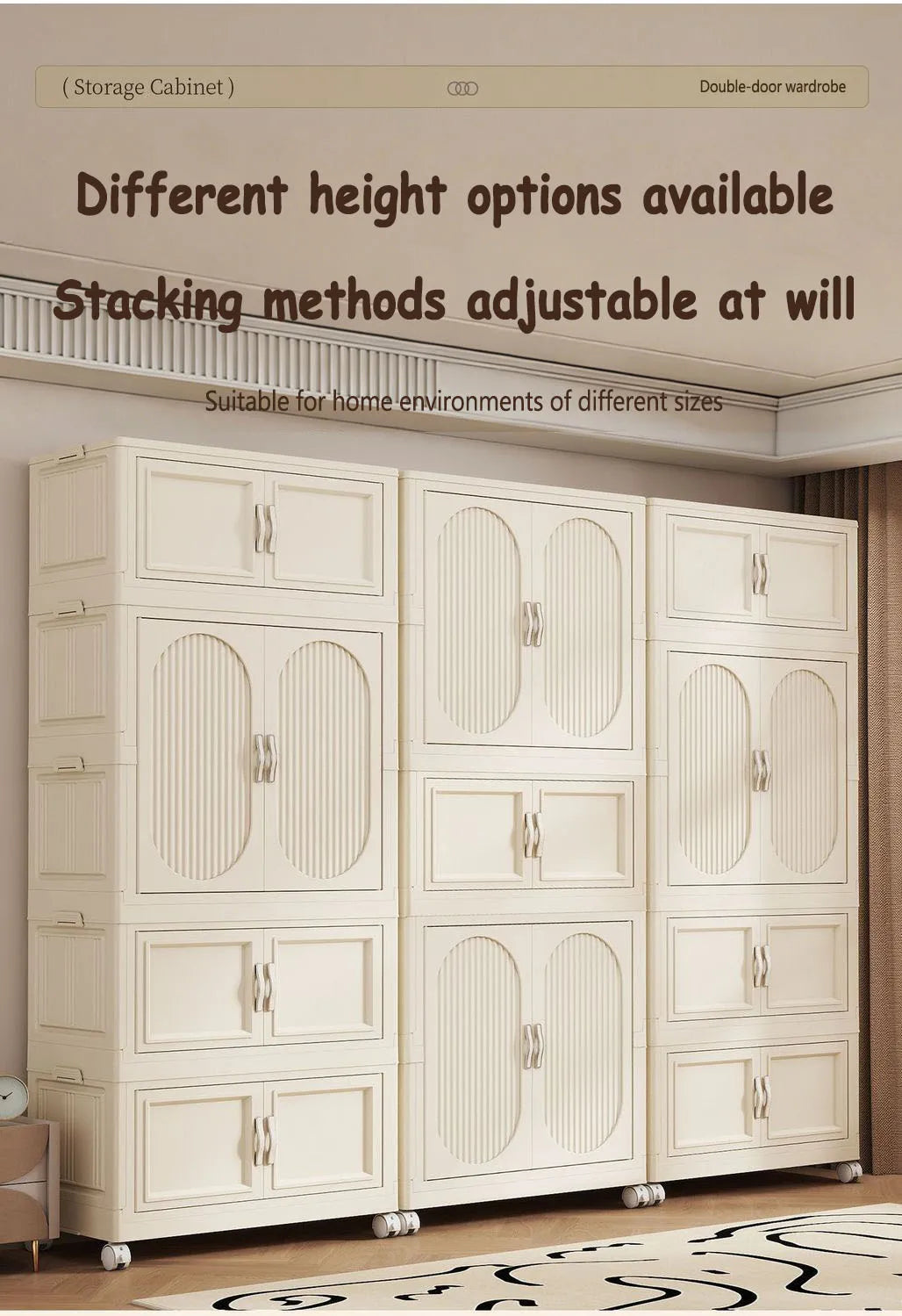 Armoire Pliable Enfant pour Vêtements et Jouets