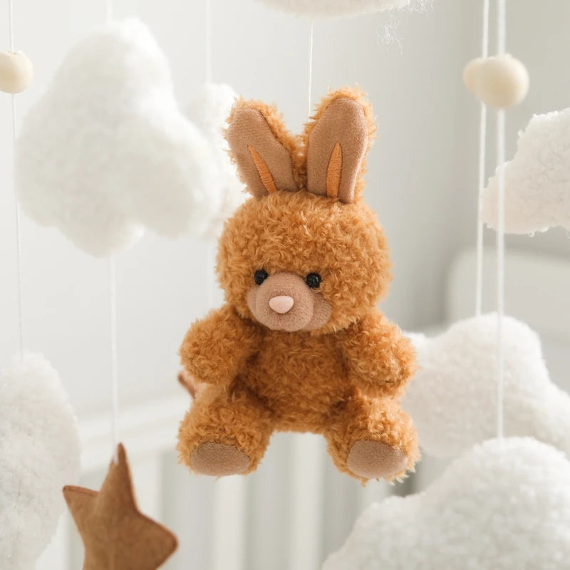 Mobile Musical en Bois pour Lit Bébé